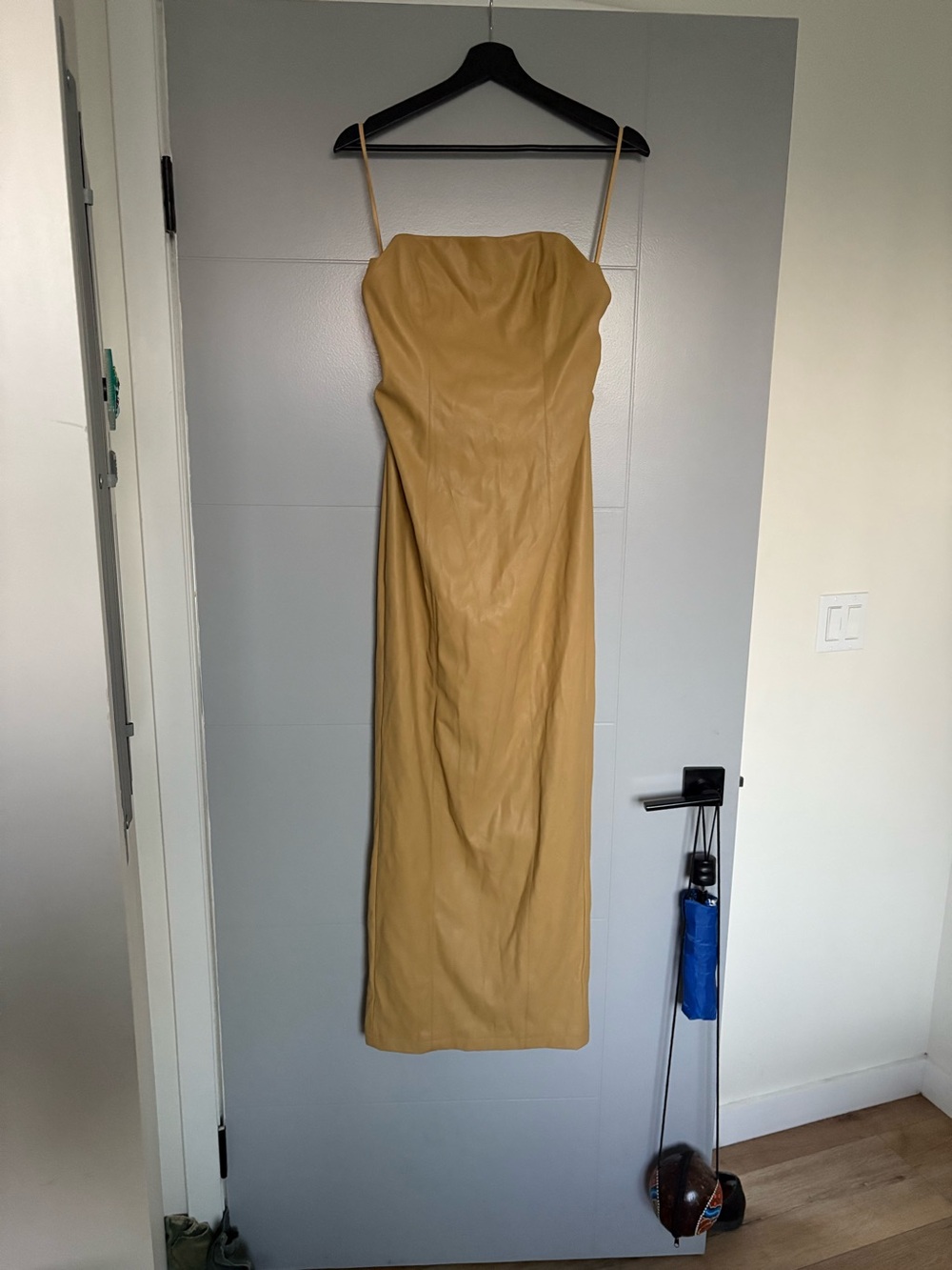 Camila Coelho Strapless Dress in Light Beige